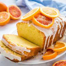 Orange Sour Cream Pound Cake With Citrus Glaze The Busy Baker