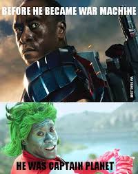 Mother bettye (née north), a teacher; Lol Don Cheadle Iron Captain Planet 9gag
