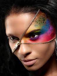 45 Examples Of Diy Halloween Makeup Cuded Halloween Makeup Diy Zipper Face Makeup Crazy Makeup