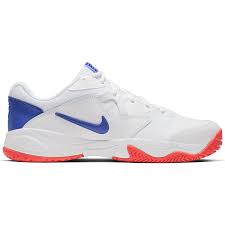 These shoes have rubber nubs on the outsole that offer good grip even on wet grass. Nikecourt Lite 2 Men S Hard Court Tennis Shoe White Royal Pga Tour Superstore