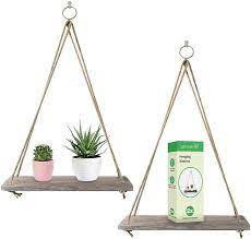 You can do it in any color and size you want. Best Quality Best Price Volila Hanging Wooden Shelves With Rope For Home Decor Rustic Wood Floating Shelf Swing With Rope For Plant Decor Wall Art And Picture Frames Set Of 2 Kitchen