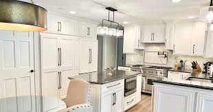 traditional kitchen with ivory cabinets