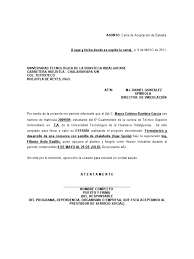 Carta De Aceptacion Ejemplo Best Quotes C