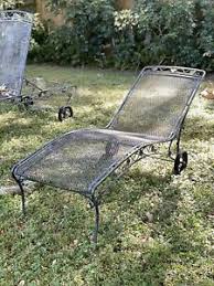 Introduction to wrought iron outdoor furniture wrought iron is one of the strongest patio materials on the market today. Vintage Woodard Wrought Iron Patio Furniture Set Of 3 Lounge Chairs Ebay