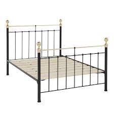 Check out our brass and metal bed selection for the very best in unique or custom, handmade simple modern iron bed, iron frame and steel frame bed, simple and stylish single bedroom bed. Wrought Iron And Brass Bed Co Albert Bed Frame Super King Size Black At John Lewis Partners