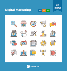 Download Digital Marketing Icon Pack Available In Svg Png Eps Ai Icon Fonts Digital Marketing Marketing Icon Icon Pack