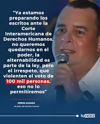 🔴#EstáPasando| 🗣️Lo expresado este día, en Noticieros Hoy Mismo, por el  alcalde del Distrito Central, Jorge Aldana, quien asegura que aún sigue  luchando, un día después de la declaratoria oficial del CNE.