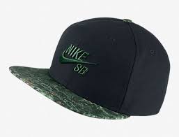 Seasonal Black Gorge Green Snapback Cap By Nike Sb
