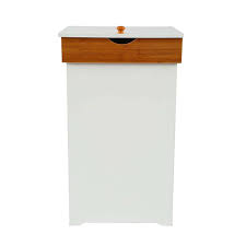 Hommoo Kitchen Trash Can With Lid White Country Trashcan Wood Trash Bin Garbage Can Wooden Trash Can For Home Bedroom Home Recycling Bins 13 Gallon Outdoor Trash Cans Recycle Bin For Office You probably don't give much thought to your garbage cans, other than remembering to put them out on the right day. hommoo kitchen trash can with lid white country trashcan wood trash bin garbage can wooden trash can for home bedroom home recycling bins 13 gallon