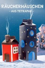 Raucherhauschen Aus Tetrapak Basteln Familie De In 2020 Crafts Upcycled Crafts Crafts For Kids