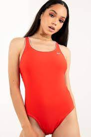 Vintage Nike Swimsuit Red Nike Swimsuit Swimsuit Red Vintage Swimwear