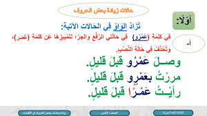 الصف الثامن اللغة العربية الإملاء زيادة وحذف بعض الحروف من الكلمات Youtube