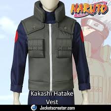 Kakashi Hatake Naruto Green Vest In 2020 Kakashi Kakashi Hatake Green Vest