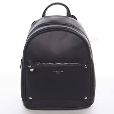 Dámský černý městský batoh s kapsičkou - David Jones Anthony - Kabea.cz