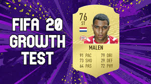 Donyell Malen Growth Test Fifa 20 Career Mode Youtube