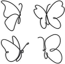 Metal outdoor butterflies wall decorations. Buy Metal Butterfly Wall Decor 4 Butterflies Butterfly Metal Wall Art Metal Wall Decor Hanging For Indoor And Outdoor Living Room Kitchen Bedroom Online In Taiwan B08qnj7765