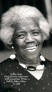 Pictured here is Josephine White Hall, a formally trained mezzosoprano  singer who was beloved