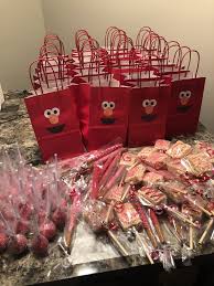 Elmo baby girl party