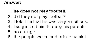 He will be starting a business. I Lle Plays Football Change Into Negative Sentence Ii They Did Not Play Football Change Into Brainly In