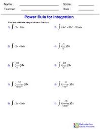 The esl worksheets on this page are arranged by topic. Calculus Worksheets Indefinite Integration For Calculus Worksheets Calculus Basic Algebra Worksheets Math Formula Chart