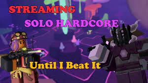 Streaming SOLO HARDCORE Until I BEAT IT || Tower Defense Simulator - YouTube