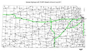 Speed Limit On Several Highways Including Kansas Turnpike