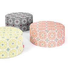 Product title softline sunbrella cylinder pouf average rating: Pfffh A Large Round Pouf Suitable For Indoor And Outdoor Use Fatboy