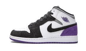 Jordan 1 Mid Se Purple Gs Bq6931 105 Restocks