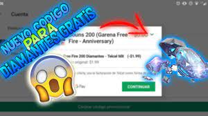 Disfruta tu nuevo contenido de free fire. Nuevo Codigo Para Conseguir 200 Diamantes Gratis Free Fire Anniversary 2019 Youtube