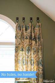 How To Hang Curtains With Towel Hooks Debbiedoos Curtains Diy Curtains Hanging Curtains