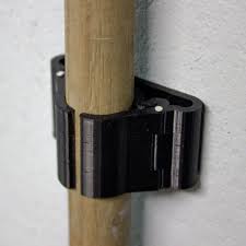 Latching Broom Handle Clamp Hanger Holder By Fallerd Broom Handle Useful 3d Prints Metal Bending Tools