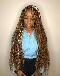 25 Trendy Goddess Box Braids Hairstyles New Site Black Box Braids Box Braids Hairstyles Braids With Curls