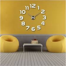 Fashion 3d Big Wall Clock Modern Design Home Decor Mirror Wall Watch Stickers Living Room Creative Reloj De Pared Diy Clock Wall Mirror Wall Clock Wall Clock Sticker