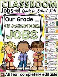 Pin By Brittani Thompson On Fun In First Classroom Jobs Back To School Kids Kids School