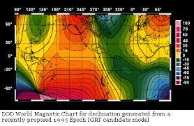 Dod World Magnetic Chart World Chart Geology