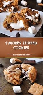 A salad and chili can make a nice meal or appetizer. S Mores Stuffed Cookies Desserts Dessert Recipes Food