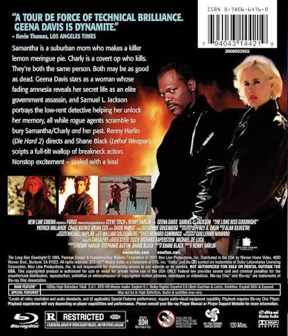 Amazon.com: The Long Kiss Goodnight : Shane Black, Renny Harlin, Geena  Davis, Steve Tisch, Richard Saperstein, Samuel L. Jackson, Yvonne Zima,  Michael De Luca, Renny Harlin, Craig Bierko, Tom Amandes, Stephanie Austin,