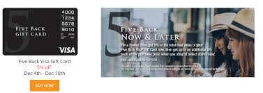 Can only be issued to mountain america members. Giftcardmall 5 Off Extra On 5 Back Visa Gift Cards In Addition To Standard 5 Cashback Doctor Of Credit