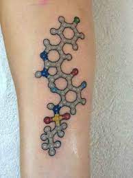 The Molecular Structure Of Vemurafenib A Prescription Drug Used To Treat Cancer Science Tattoos Tattoos Biology Tattoo