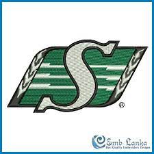 The roughriders compete in the canadian football league (cfl) as a member club of the league's west division. Saskatchewan Roughriders Football Team Logo Embroidery Design Emblanka