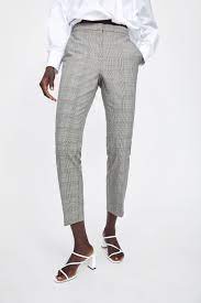 Pantalon carotte zara bleu en denim à prix d'occasion. Carinoso Calma Boca Zara Pantalon Gris Aparecer Puntuacion Independiente