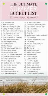 Looking For Some Enjoyment Approaches To Keep Your Family Engaged This Mid Year Look At This Rundo In 2020 Ultimate Summer Bucket List Summer Bucket Summer Activities