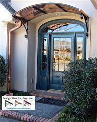Copper Awnings Above Front Doors The Eyebrow Copper Awning Copper Awning Door Awnings House Awnings