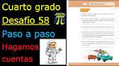 Estas hojas de ejercicios son una estupenda herramienta para favorecer el aprendizaje de los diferentes temas de la matemática de cuarto grado sumas, restas, multiplicaciones, divisiones, fracciones, decimales, unidades de medir y factores. Desafio 32 Tarjetas Decimales Pagina 58 De Libro De Matematicas Youtube