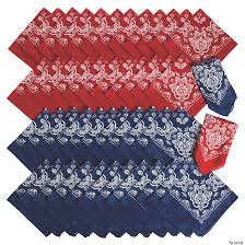 Help me sort this out. Red Blue Bandana Assortment Oriental Trading