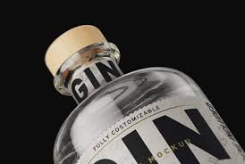 Download Gin Bottle Mockup Free Sample On Behance