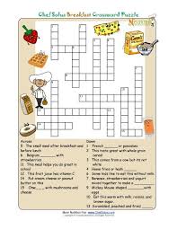 Free crossword puzzle spelling worksheet. Printable Nutrition Crossword Puzzle Breakfast Printable Crossword Puzzles Crossword Puzzle Free Printable Crossword Puzzles