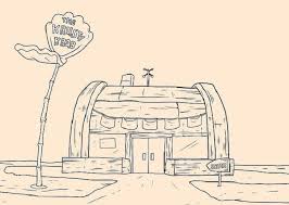 Spongebob Krusty Krab Coloring Pages