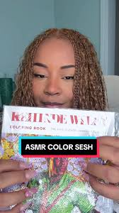 ASMR coloring session