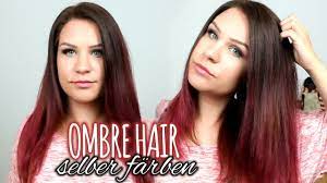 Besonders beliebt sind auffällige ombré haare in rot. Neue Haarfarbe Ombre Braun Pink Rote Haare Youtube